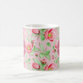 Mug Monogramme Fleur de Pommier Rose (Centre)
