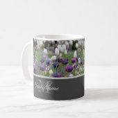 Mug Monogramme fleuri avec sensations printanières flo (Devant gauche)