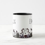 Mug Monogramme Floral Gothique Café Thé (Centre)