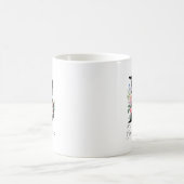Mug Monogramme floral – Lettre B (Centre)