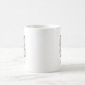 Mug Monogramme floral – Lettre H (Centre)
