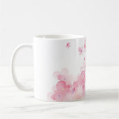 Mug monogramme floral personnalisé | Initiales per (Gauche)
