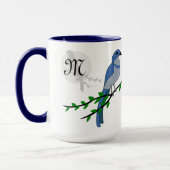 Mug Monogramme Floride Scrub Jay (Gauche)