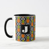 Mug Monogramme géométrique des ananas | (Gauche)