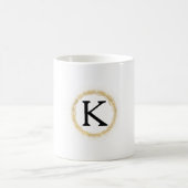 Mug Monogramme Gold Glitz (Centre)