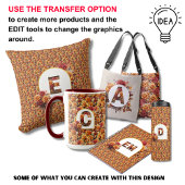 Mug Monogramme grand-mère fête d'anniversaire automne