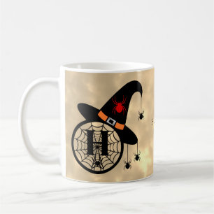 Mug Monogramme H Halloween Sky Witch Ariders Nom