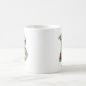 Mug Monogramme initial B de Noël personnalisé (Centre)