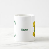 Mug Monogramme initial C personnalisé narcisse (Centre)