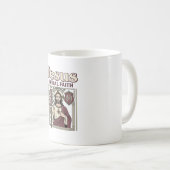 Mug Monogramme initial de Jésus Foi Monogramme initial (Devant droit)