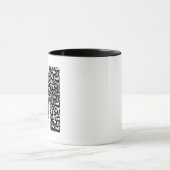 Mug Monogramme initial M gris argent et noir (Centre)
