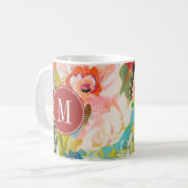 Mug Monogramme | Jardin secret Floral III (Devant gauche)