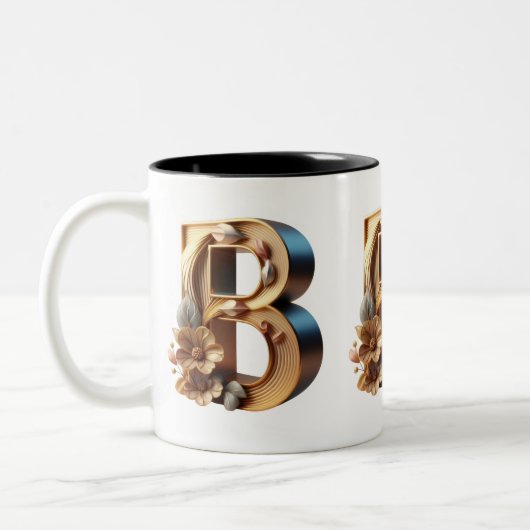 Mug monogramme - Lettre B (Gauche)