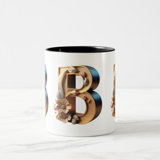 Mug monogramme - Lettre B (Centre)