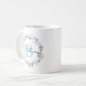Mug Monogramme - lettre B, Musique personnalisée (Devant gauche)