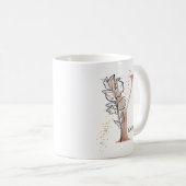 Mug Monogramme Lettre moderne initiale Y Boho Personna (Devant droit)