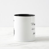 Mug Monogramme lettre S empreintes de patte d'ours (Centre)