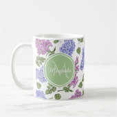 Mug Monogramme Lilas Lavande (Gauche)