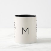 Mug Monogramme LORSQUE LES RACINES SONT PROFONDES Insp (Centre)