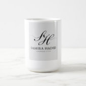 Mug Monogramme Luxueux Samira Hadid (Centre)