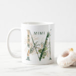 Mug Monogramme "M" d'Eucalyptus Botanique D'Or Personn<br><div class="desc">C'est notre NOUVEAU Faux Gold Eucalyptus Monogram MUG NOUS POUVONS PRODUIRE CETTE tasse DANS N'IMPORTE QUELLE LETTRE REQUISE! ! ! VEUILLEZ NOUS CONTACTER ET NOUS CONCEVRONS VOS *VOUS POUVEZ NOUS CONTACTER VIA LE BOUTON CONTACT DESIGNER*</div>