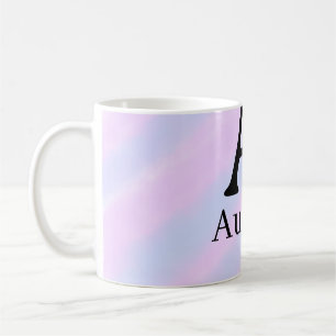 Mug Monogramme majuscule masculine ajouter un nom past