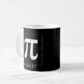 Mug Monogramme mathématique - Symbole Pi (Devant gauche)