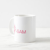 Mug Monogramme Médicale Coeur batté pour les médecins  (Devant gauche)