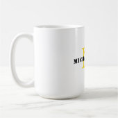 Mug Monogramme minimal (Gauche)