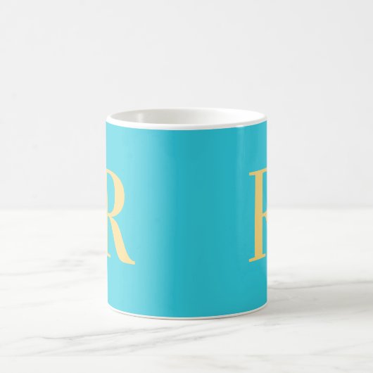 Mug Monogramme minimal moderne (Centre)