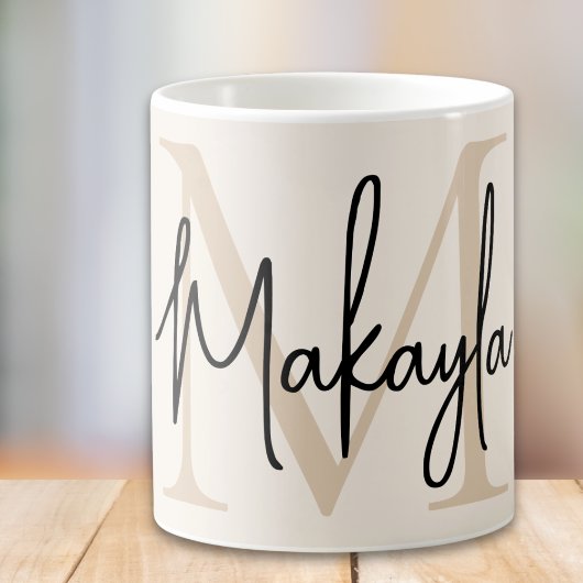 Mug Monogramme Moderne
