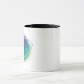 Mug Monogramme moderne (Centre)