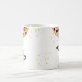 Mug Monogramme Moderne Cowgirl Legs Cowboy Disco Ball (Centre)