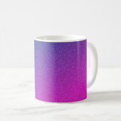 Mug monogramme moderne élégant dégradé de parties scin (Devant droit)