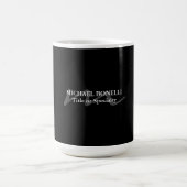 Mug Monogramme moderne tendance initial professionnel  (Centre)