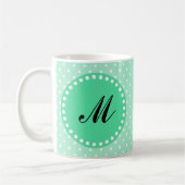 Mug Monogramme Monnaie magique et Pointe blanche (Gauche)