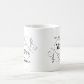 Mug monogramme monsieur et madame (Centre)