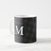Mug Monogramme motif des cercles de charbon (Devant gauche)