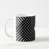 Mug Monogramme motif noir et blanc (Gauche)