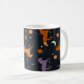 Mug Monogramme Nuit d'automne Halloween Horse Motif (Devant droit)