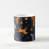 Mug Monogramme Nuit d'automne Halloween Horse Motif (Centre)