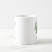Mug Monogramme Or intemporel C Accent Floral (Centre)