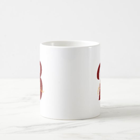 Mug Monogramme personnalisé (Centre)