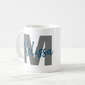 Mug Monogramme personnalisé (Devant gauche)