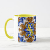 Mug Monogramme personnalisé avec votre initiale nom ar (Gauche)