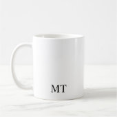Mug Monogramme personnalisé classique (Gauche)
