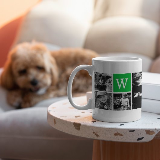 Mug Monogramme personnalisé de 5 Modèles photo