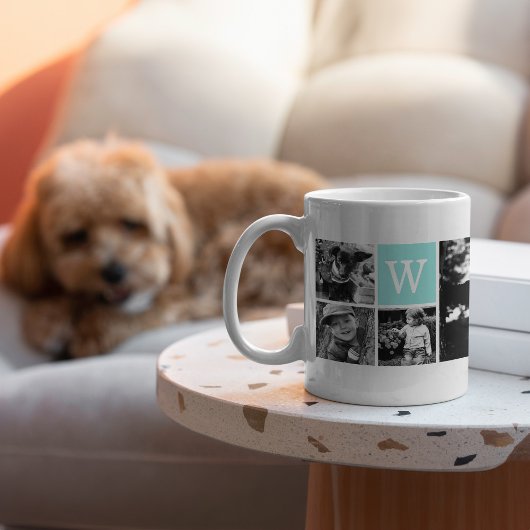 Mug Monogramme personnalisé de 5 Modèles photo
