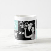 Mug Monogramme personnalisé de 5 Modèles photo (Centre)