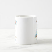 Mug Monogramme personnalisé de la côte initiale F Plag (Centre)